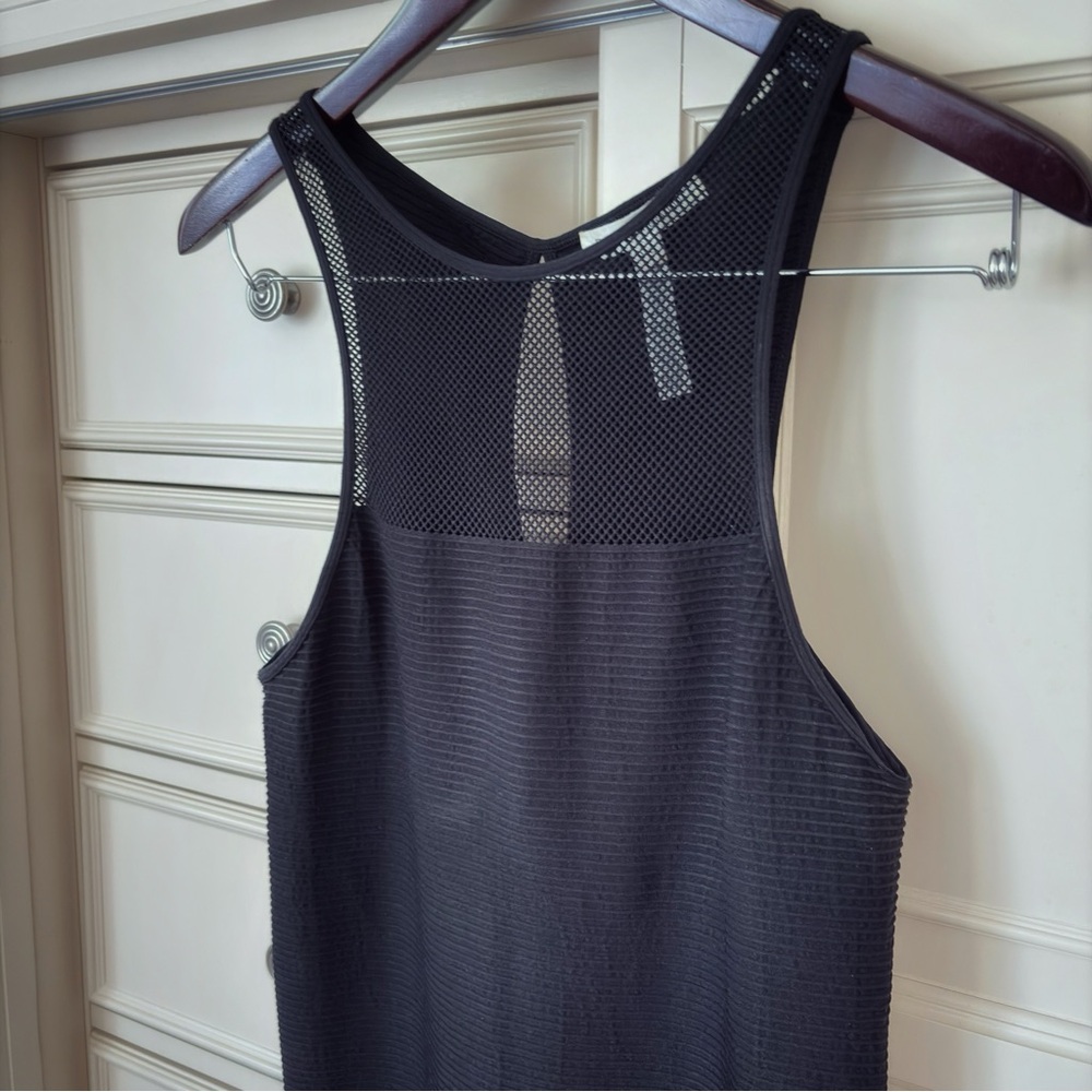 Bcbgeneration Mesh Texture Black Mini Sleeveless … - image 7